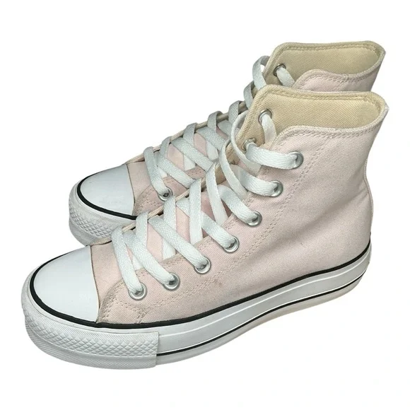 Converse Chuck Taylor All Star Platform High Top Sneakers Pink M4/W6 - Picture 2 of 16